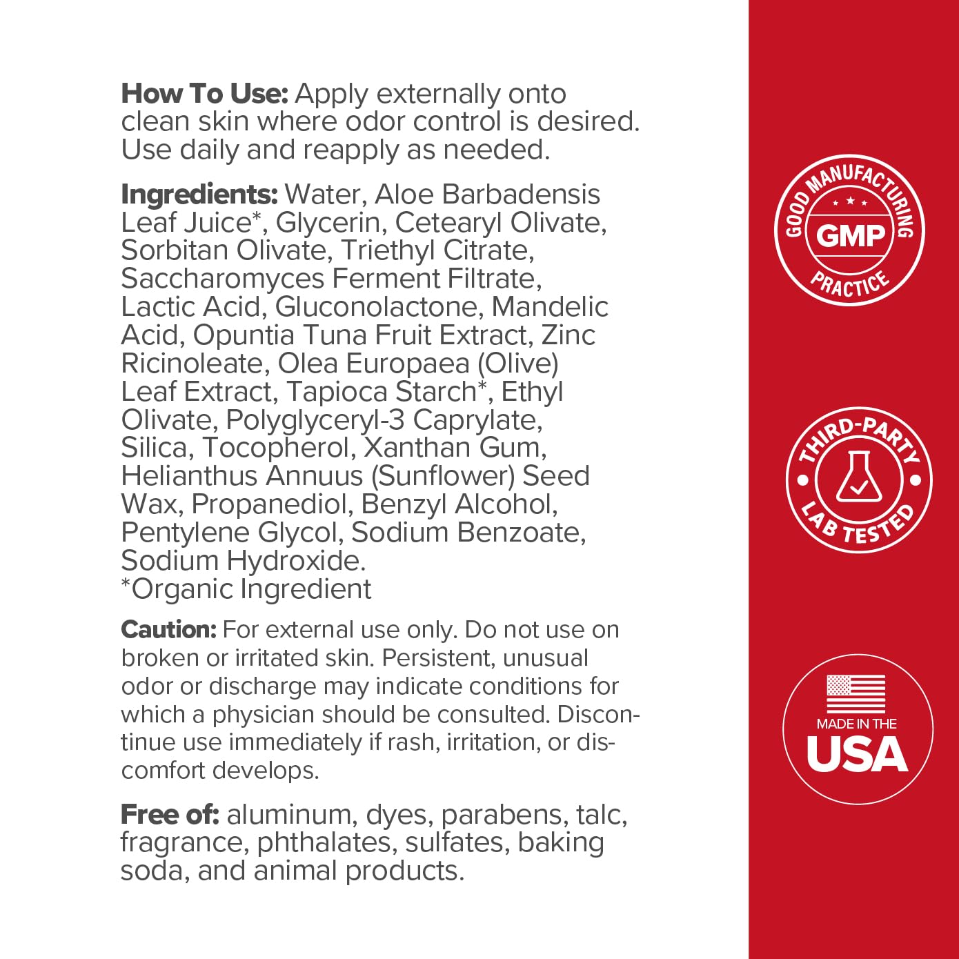 URO de O positiv. Desodorante en Crema Intimo – Dermatologicamente testeado