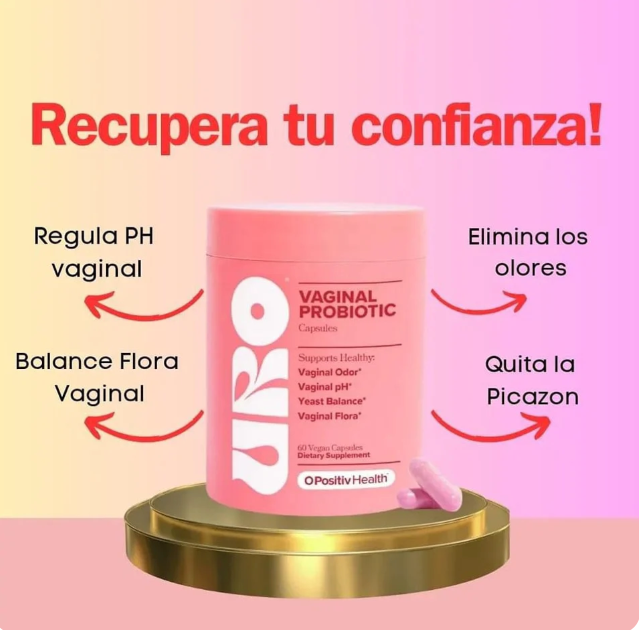 URO Probiótico Vaginal 🩷- Salud Vaginal y Digestiva para Mujeres