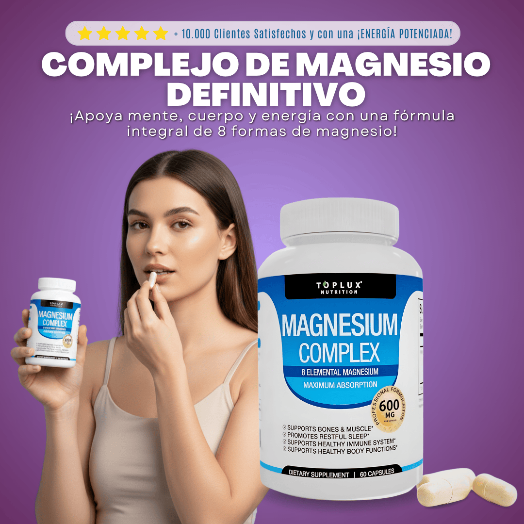 Complejo de Magnesio 8 en 1 (Compre 1 y llévese 1 gratis)